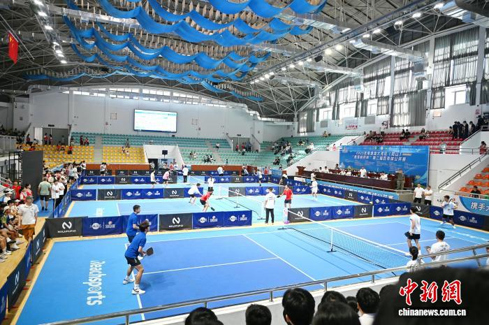 第二届匹克球公开赛阳山开赛 32支队伍竞技交流